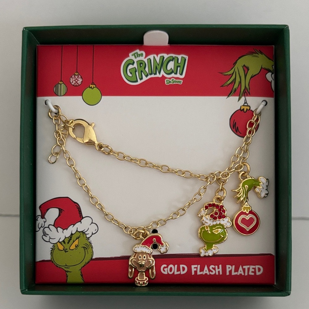The Grinch Holiday Charm Bracelet